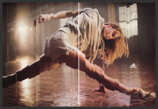 Adidas Stella McCartney 2000s Print Advertisement Ad (2 pgs) 2005 Legs Adidas