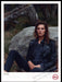 AG Jeans 2010s Magazine Print Ad 2015 Daria Werbowy Leaning Against Rock AG Jeans
