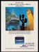 Air France Eiffel Tower Big Ben Travel Promo 1980s Print Advertisement Ad 1989 Fetch-the-Paper