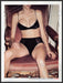 Alessandro Dell'Acqua Lingerie 1990s Print Advertisement Ad 1999 Black Chair Fetch the Paper!