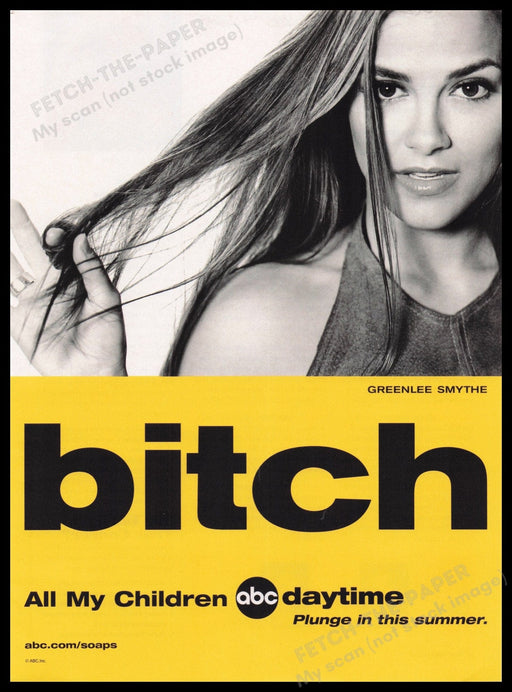 All My Children 2000s Print Advertisement Ad 2017 Fetch the Paper!