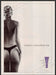 Always Thong Pantyliner 2000s Print Advertisement Ad 2001 Bare Back Behind Fetch-the-Paper
