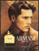 Armani Cologne for Men Sepia Older Looking 1990s Photo Print Ad 1990 Fetch-the-Paper