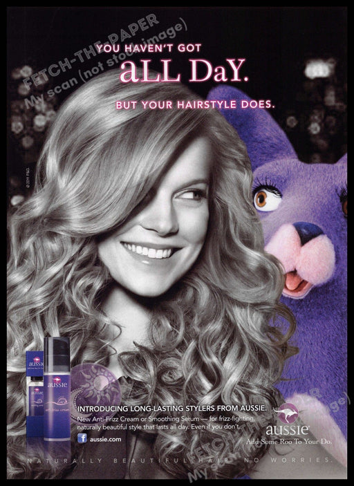 Aussie 2010s Magazine Print Ad 2011 "Add some Roo to your do" (See description) Aussie
