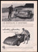 Austin-Healey 100-Six Car 1950s Print Advertisement Ad 1959 Beach Fetch the Paper!