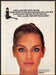 Aziza Mascara 1980s Print Advertisement 1981 "Eye to eye" Aziza