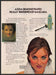 Aziza Waterproof Mascara 1980s Print Advertisement 1983 Swimming Model Fetch-the-Paper