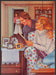 B. Levine Artist 1980s Magazine Illustration 1984 Jealous Wife Fetch-the-Paper