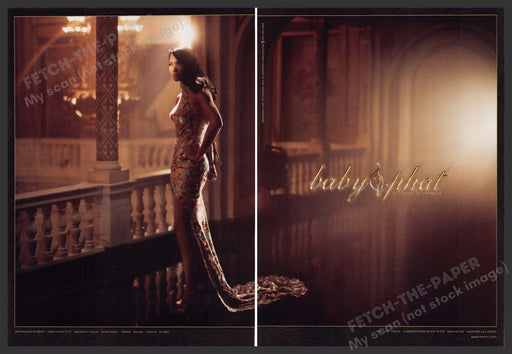 Baby Phat 2000s Print Advertisement (2 page) 2007 Kimora Less Simmons Baby Phat