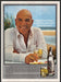 Bacardi Rum Telly Savalas 1980s Print Advertisement Ad 1982 Lime Bit Green Fetch the Paper!