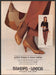 Bakers Leeds Shoe 1980s Print Advertisement 1984 Legs Woven Leather Fetch-the-Paper