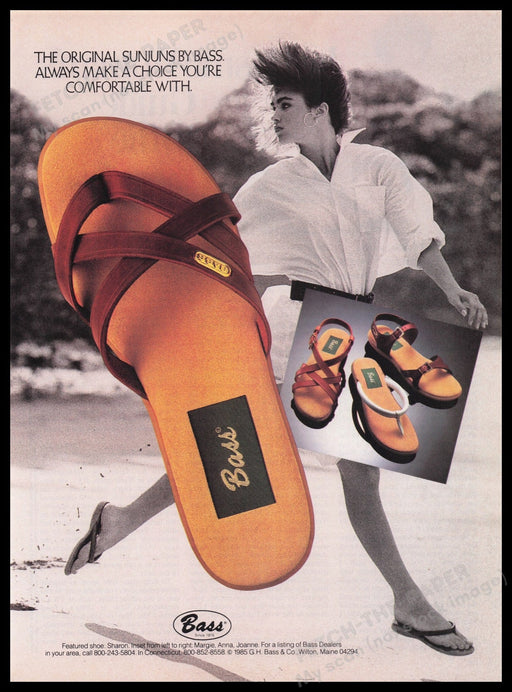 Bass 1980s Print Advertisement Ad 1985 Fetch the Paper!