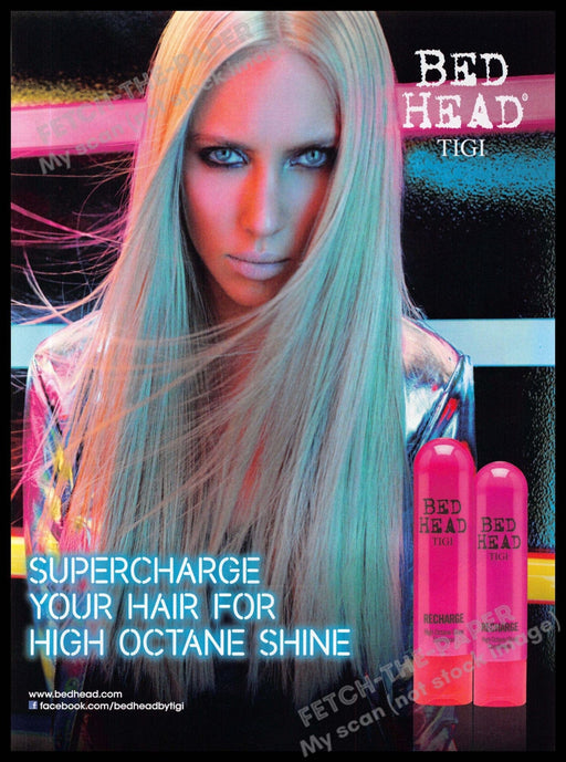 Bed Head TIGI 2010s Magazine Print Advertisement 2013 (Not the product) Bed Head by TIGI