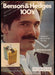 Benson & Hedges 100's 1970s Print Advertisement 1977 Man Mustache Bent Cigarette Benson & Hedges