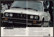 BMW 535i Car 1980s Print Advertisement Ad (2 Pg) 1986 Agression Fetch-the-Paper
