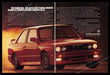 BMW M3 Car 1980s Print Advertisement Ad (2 Page) 1987 "Worth doing fanatically" Fetch-the-Paper