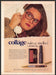 Bonne Bell Collage 1980s Print Advertisement 1982 Young Girl Glasses on Phone Fetch-the-Paper