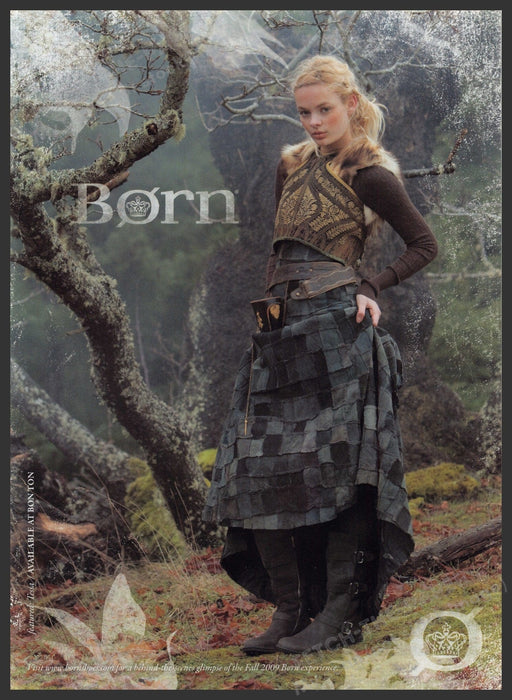 Born Shoes 2000s Print Advertisement 2009 Fall Experience Viking Fetch-the-Paper
