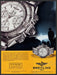 Breitling 1884 Watch  2000s Print Advertisement Ad 2002 Air Force Fetch-the-Paper