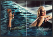 Brian Atwood Footwear 2010s Print Advertisement (2 page) 2013 Bare in the Pool Fetch-the-Paper