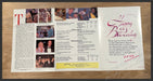 Burt Reynolds 1980s Magazine Fold Out Poster 1985 10.75" x 22" Cosmopolitan Man Burt Reynolds