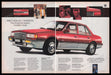 Cadillac Cimarron Red Car 1980s Print Advertisement (2 pages) 1988 Fetch the Paper!