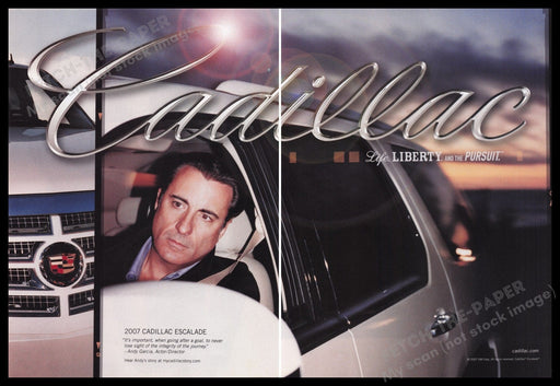 Cadillac Escalade 2000s Print Advertisement (2 pgs) 2007 Fetch the Paper!