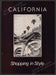 California 1970s Print Advertisement 1979 "Shopping in Style" California