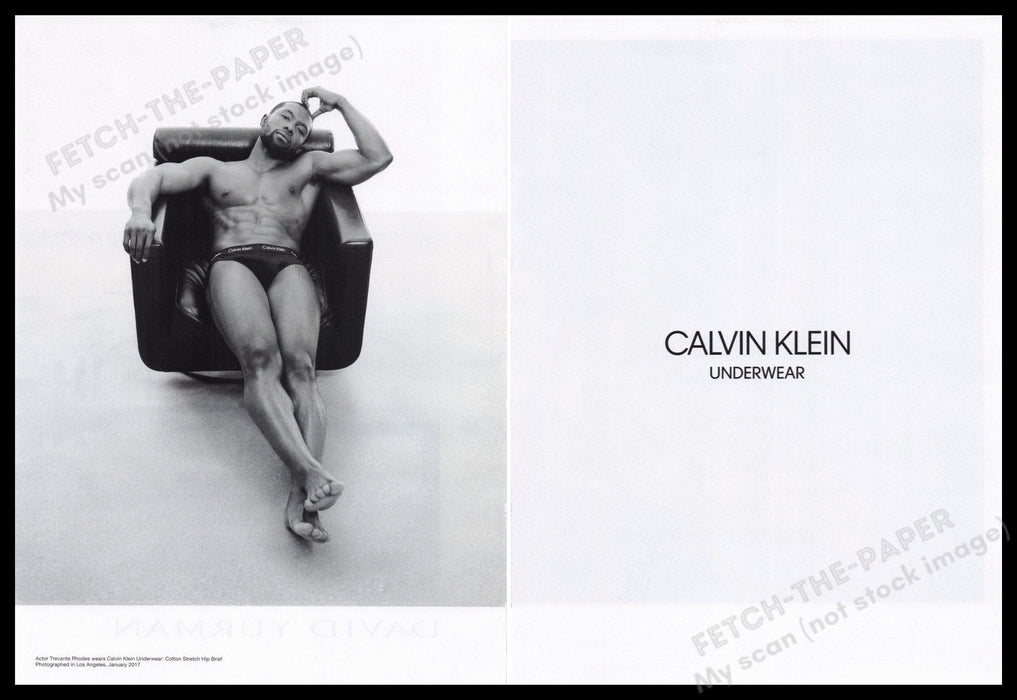 Calvin Klein 2000s Print Advertisement (2 pgs) 2017 Fetch the Paper!
