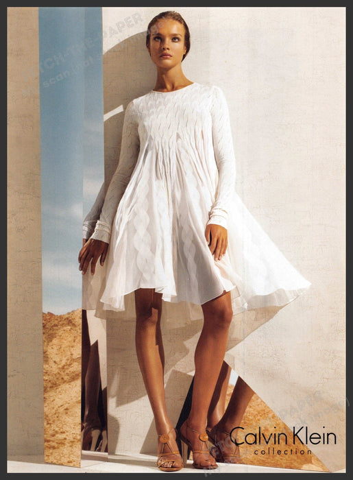Calvin Klein 2000s Print Advertisement Ad 2006 Mirrored Wall Legs Calvin Klein