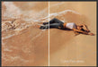 Calvin Klein Jeans 2000s Print Advertisement (2 pages) 2006 Laying on the Beach Calvin Klein