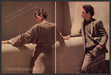 Calvin Klein Menswear Couple 1970s Print Advertisement (2 Pg) 1979 Stucco Adobe Fetch-the-Paper