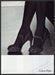 Calvin Klein Shoes 2000s Print Advertisement 2009 Legs Hosiery Feet Fetch-the-Paper