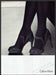 Calvin Klein Shoes 2000s Print Advertisement Ad 2009 Gray Tights Legs Feet Calvin Klein