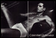Calvin Klein Underwear Men's 1980s Print Advertisement (2 Page) 1987 Sexy Model Fetch-the-Paper