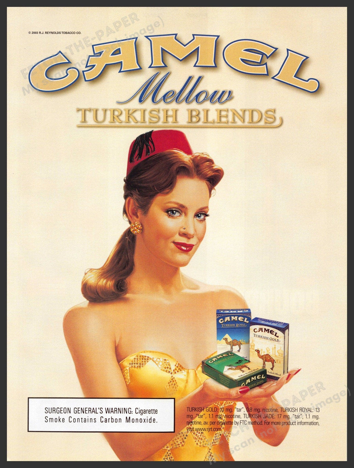 camel cigarette ads 2000s Vintage 2003 Camel Mellow Turkish Blends Print Ad — Fetch-the-Paper