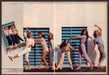Candie's Shoes 1980s Print Advertisement (2 page) 1984 Girls Legs Dancing Fetch-the-Paper