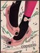 Capezio Shoes 1980s Print Advertisement 1984 Pink Socks Rad Feet Can't Stay Put Fetch-the-Paper