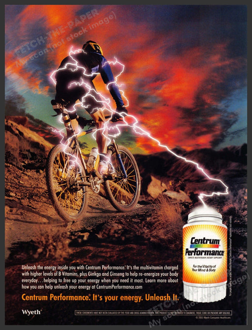 Centrum Performance 2000s Print Ad Fetch-the-Paper