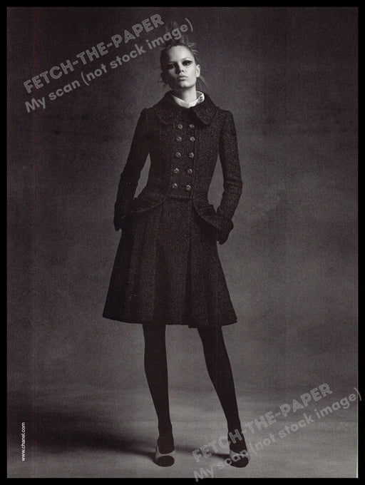 Chanel 2010s Magazine Print Ad 2015 U.K. Black Tights Legs Chanel