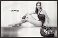 Chanel Accessories 2000s Print Advertisement Ad (2 Page) 2008 Legs Fetch-the-Paper