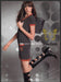 Chanel for Neiman Marcus 2000s Print Advertisement 2007 Girl Leg Kick Boots Fetch-the-Paper