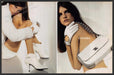Chanel Handbags Shoes 2000s Print Advertisement (2 Page) 2003 Sexy Model Legs Fetch-the-Paper
