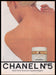 Chanel No. 5 1980s Print Advertisement Ad 1980 Body Cream Bare Back Fetch the Paper!