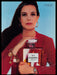 Chanel No. 5 Perfume 1980s Print Advertisement Ad 1987 Model with Large Bottle Fetch-the-Paper