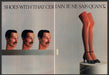 Charles Jourdan Shoes 1980s Print Advertisement (2 pages) 1982 Legs Unique Heads Fetch the Paper!