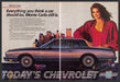 Chevrolet Monte Carlo 1980s Print Advertisement (2 pages) 1984 NYC Twin Towers Chevrolet Monte Carlo
