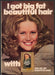 Clairol Balsam Color 1970s Print Advertisement 1976 Blonde Big Fat Hair Fetch-the-Paper