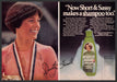 Clairol Dorothy Hamill 1970s Print Advertisement (2 page) 1977 Short & Sassy Fetch-the-Paper