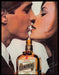 Cointreau 1980s Print Ad 1984 Kissing Couple Fetch-the-Paper